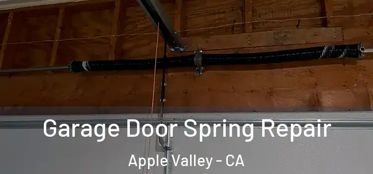  Garage Door Spring Repair Apple Valley - CA